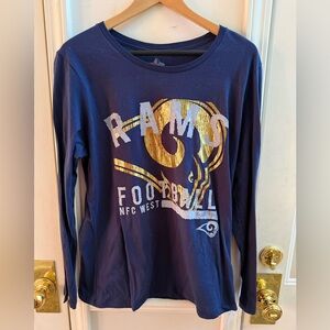 NWT Los Angeles Rams Long Sleeve Tee Shirt